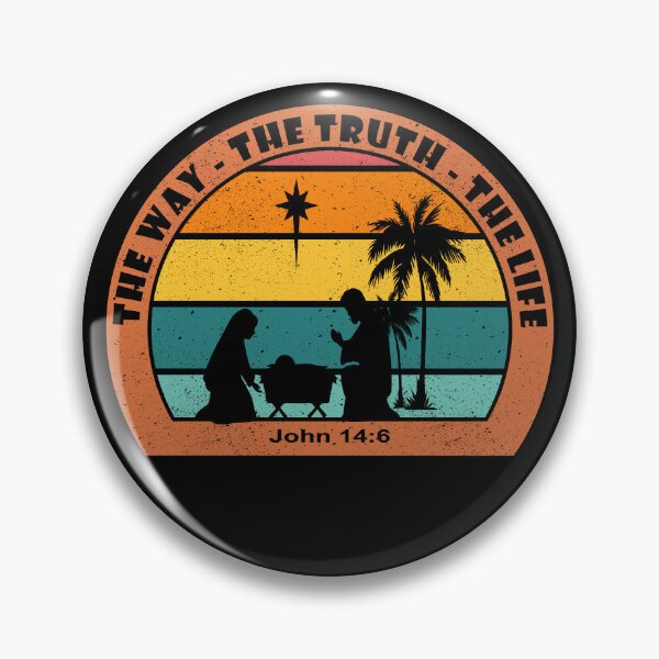 Item preview, Christmas Nativity with Jesus - The Way - The Truth - The Life designed and sold by simplydesignart.