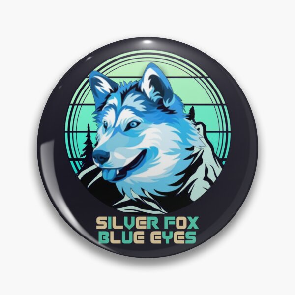 Item preview, silver fox blue eyes designed and sold by MrSameeraTop.
