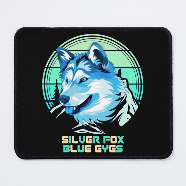 Item preview, silver fox blue eyes designed and sold by MrSameeraTop.
