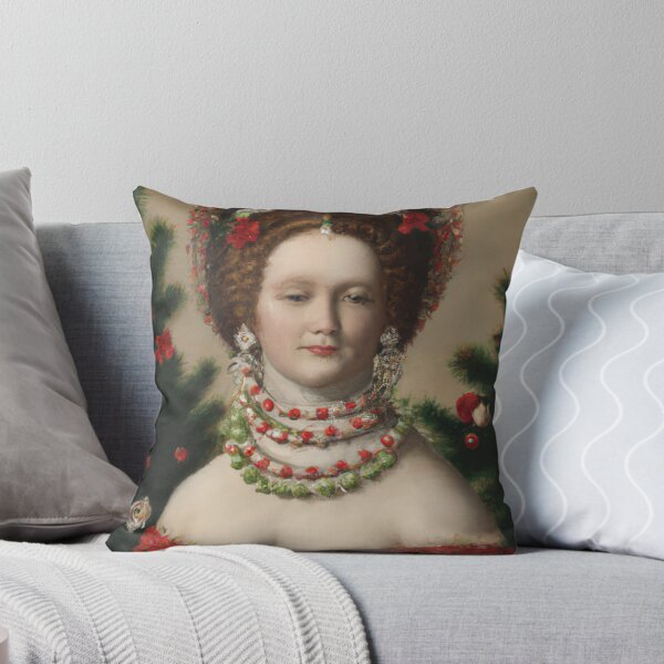 Item preview, Holiday Altered Art Painting, Ai Vintage Christmas Art, Art by Ai, Luxury Art Gift designed and sold by RadRococo.