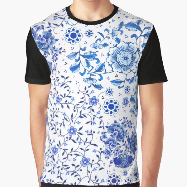 Item preview, Delft blue print designed and sold by redstitchlab.