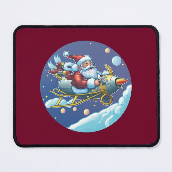 Item preview, Funny modern Santa, now he delivers the gifts with a rocket designed and sold by Nisyo.