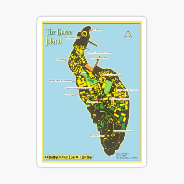 Goree Island Sticker