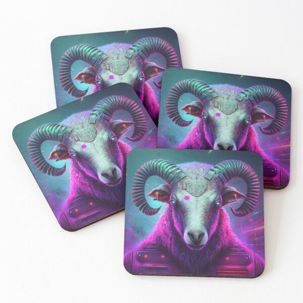 Item preview, Sheep cyberpunk  designed and sold by AnimalArtPhotos.