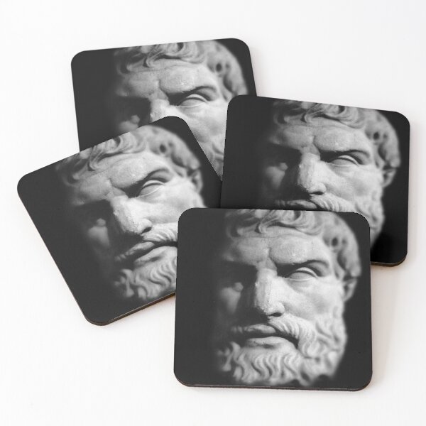 Item preview, Epicurus Bust ~ born 341—270 b.c.e. designed and sold by GodsAutopsy.