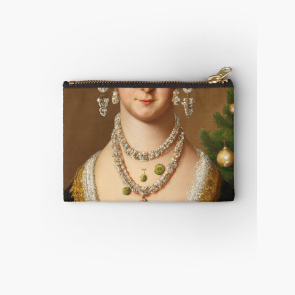 Item preview, Christmas Holiday Altered Art Painting, Ai Vintage Christmas Art, Art by Ai, Luxury Art Gift designed and sold by RadRococo.