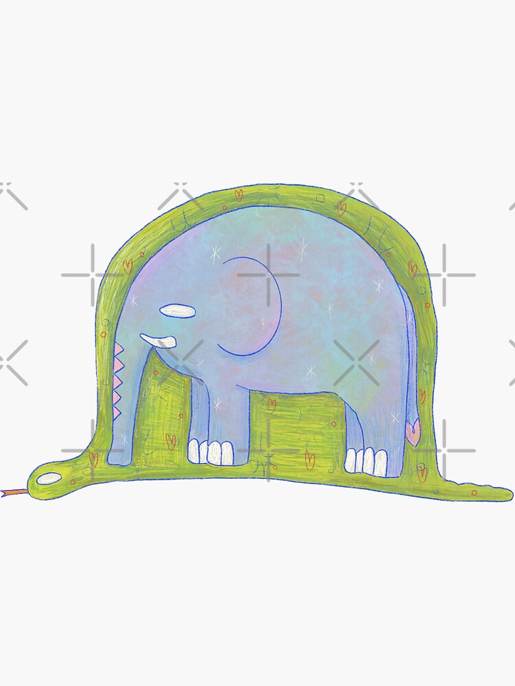 le petit prince snake elephant