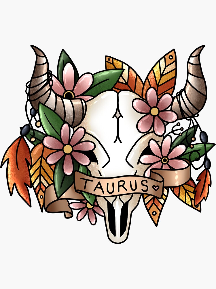 Buy Taurus Tattoo Design Ideas for Women Zodiac Sign Astro Flowers  Constellation Meaningful Tattoo Drawing Printable Tattoo Stencil Outline  Online in India - Etsy