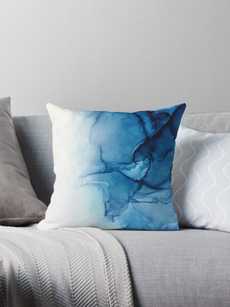 Item preview, Blue Tides - Alcohol Ink Painting designed and sold by Elizabeth  Karlson.