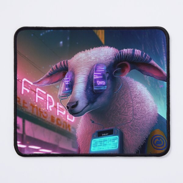 Item preview, cyberpunk future sheep designed and sold by AnimalArtPhotos.