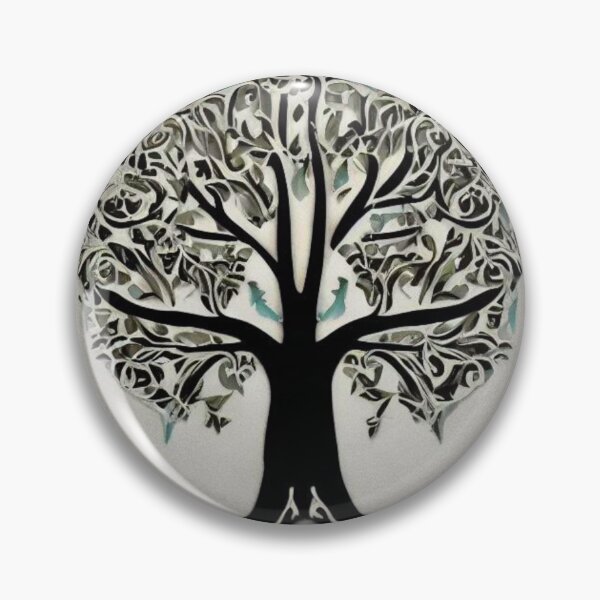 Item preview, Black and white tree of life designed and sold by ArtySaxon.