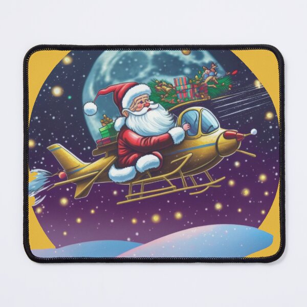 Item preview, Funny Santa piloting a plane designed and sold by Nisyo.