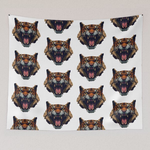 Item preview, Angry tiger face. designed and sold by Pixelarium.