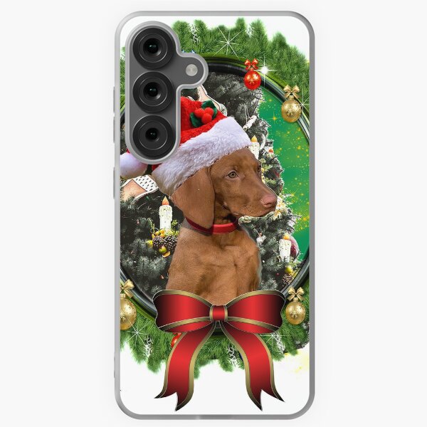 Aperçu de l'œuvre Vizsla de Noël créée et vendue par IowaArtist.