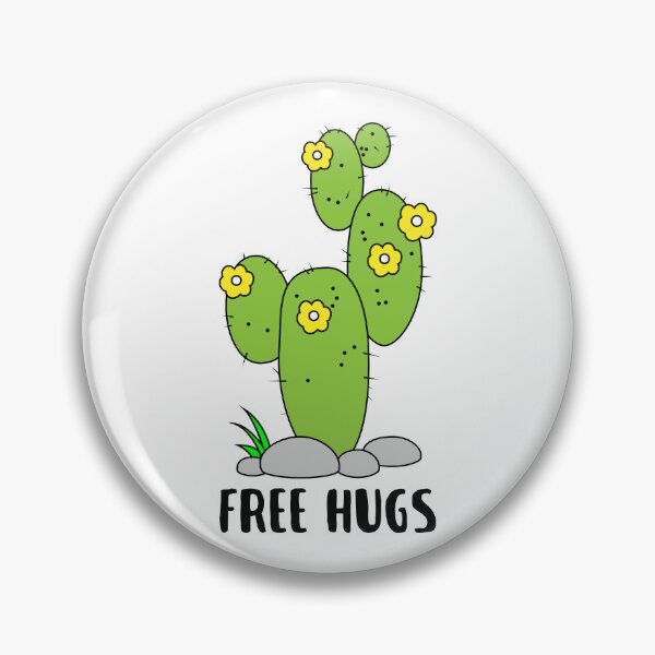 Item preview, Free Hugs Funny Cactus designed and sold by designandclouds.