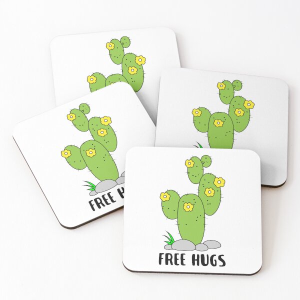 Item preview, Free Hugs Funny Cactus designed and sold by designandclouds.