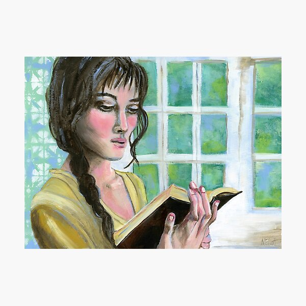 Item preview, Lizzie Reads designed and sold by Meligelliott.