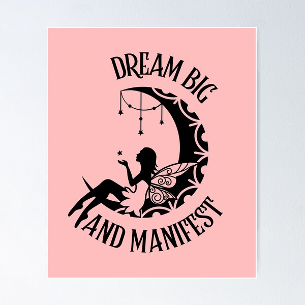 Item preview, Dream BIG & Manifest (Pink) | Reality Creator | LOA Gift | Law of Assumption Gift | Unique Manifestor | Reality Creator | LOA | Law of Assumption designed and sold by AskYourSoul.