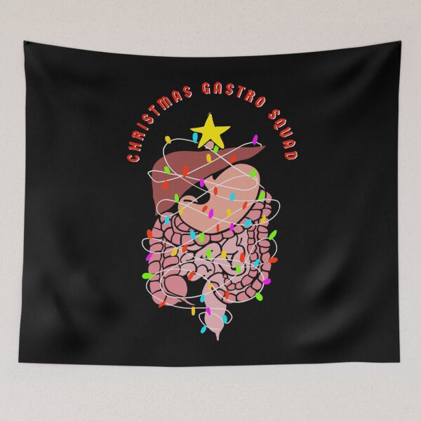 Item preview, Christmas gastroenterologist squad tree designed and sold by Mermaidssparkle.