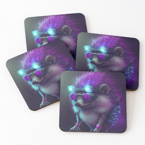 Item preview, Funky hedgehog designed and sold by AnimalArtPhotos.