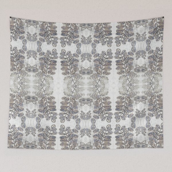 Item preview, Acacia Calm Sustenance Fine Print Black Brown designed and sold by SpiritGifts.