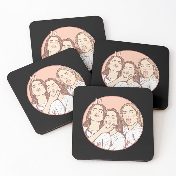 Item preview, HAIM Sisters Sticker designed and sold by juneholly.