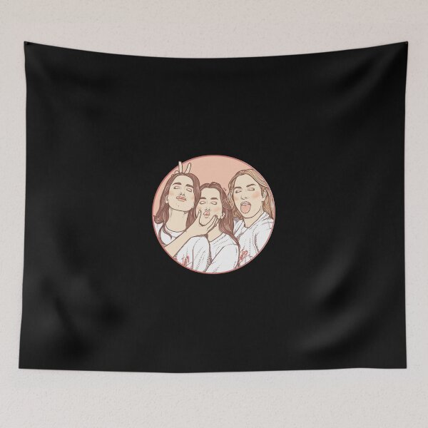 Item preview, HAIM Sisters Sticker designed and sold by juneholly.