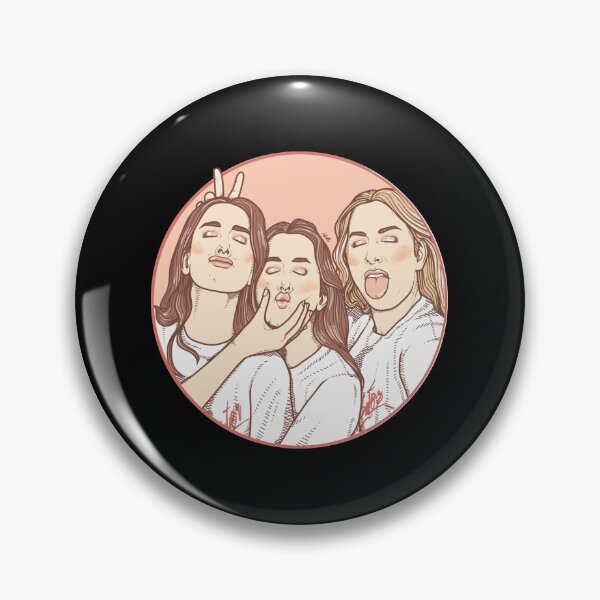 Item preview, HAIM Sisters Sticker designed and sold by juneholly.