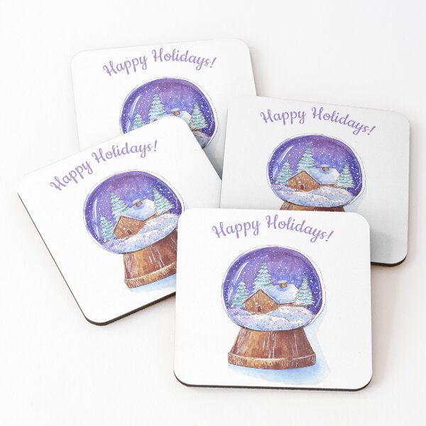 Item preview, Winter in the Village Globe Glass designed and sold by Wolshebnaja.