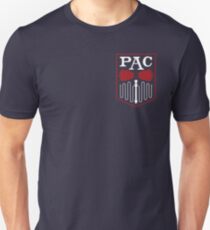 PAC Logo - Red and White (Small) Unisex T-Shirt