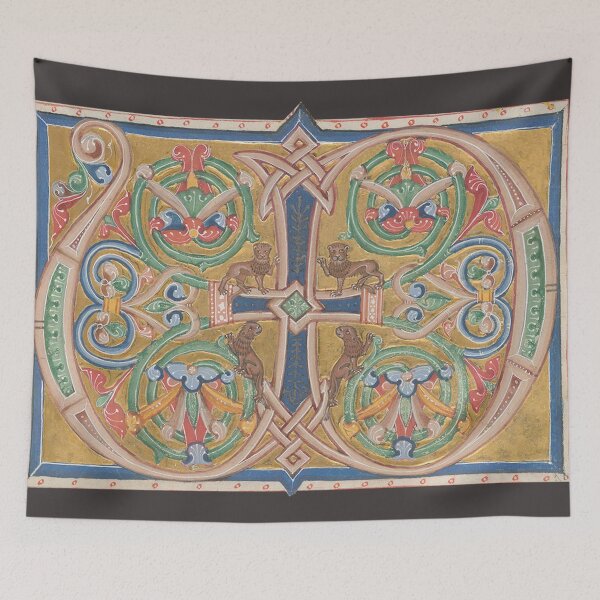 Item preview, Illuminated Initial W designed and sold by artimaeus.
