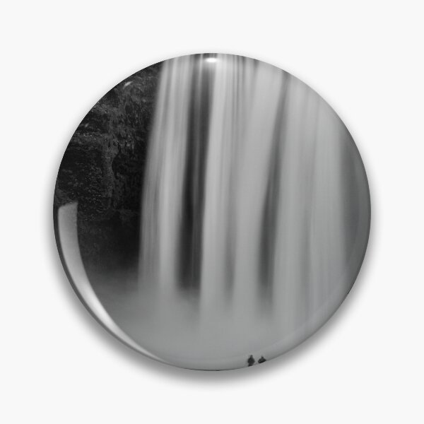 Item preview, Skogafoss waterfall in monochrome designed and sold by pietrofoto.