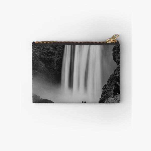 Item preview, Skogafoss waterfall in monochrome designed and sold by pietrofoto.