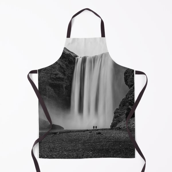 Item preview, Skogafoss waterfall in monochrome designed and sold by pietrofoto.
