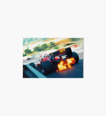 F1 '85 Monaco Ferrari Stefan Johansson Art Board