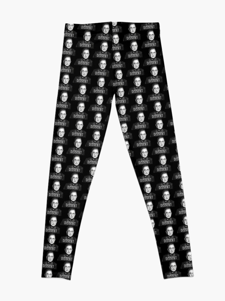 Alternate view of Ruth Bader Ginsburg RBG - DISSENT Collar Leggings