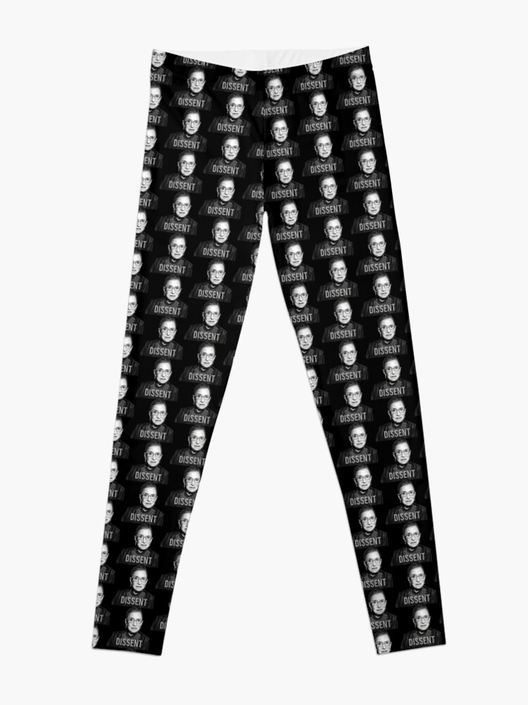 Alternate view of Ruth Bader Ginsburg RBG - DISSENT Collar Leggings
