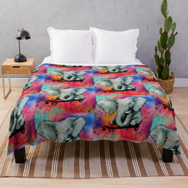 Item preview, Skateboarding Elephant 3 designed and sold by ChrisButler.