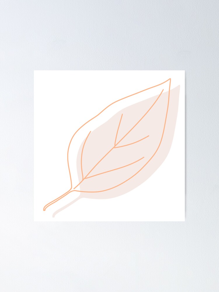 Thumbnail 1 of 3, Poster, Autumn leaf designed and sold by soursesame.