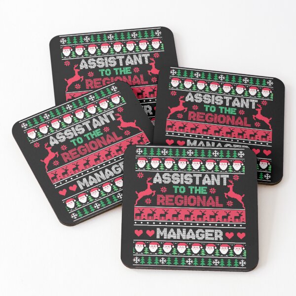 Item preview, Assistant to the regional manager office ugly christmas gift designed and sold by ferraudionne.