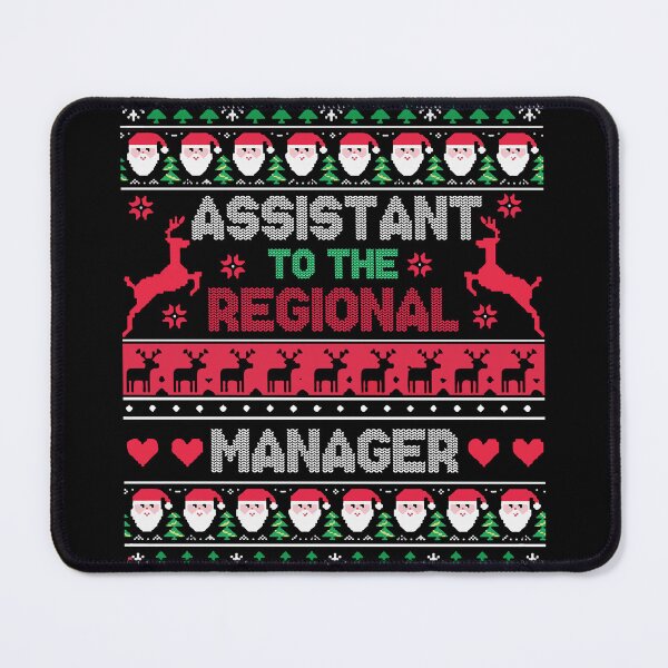 Item preview, Assistant to the regional manager office ugly christmas gift designed and sold by ferraudionne.