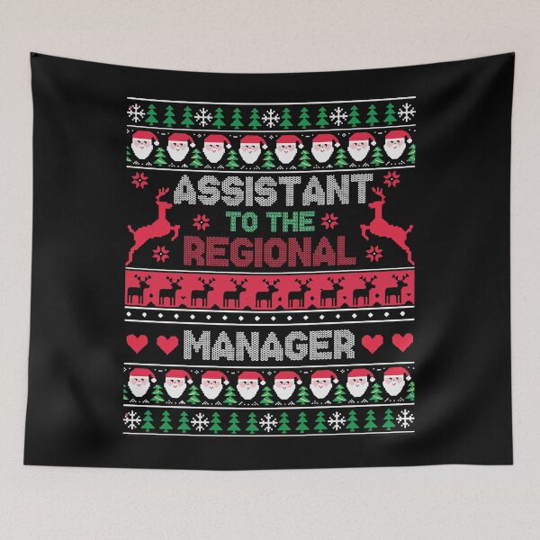 Item preview, Assistant to the regional manager office ugly christmas gift designed and sold by ferraudionne.