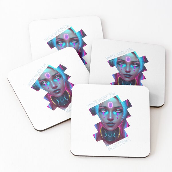 Item preview, A Stylish Cyber DJ Girl designed and sold by badbug.
