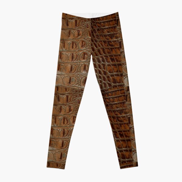 2D Photo-sampled Faux-Crocodile Leather-effect Leggings for Sale by Skye  Ryan-Evans