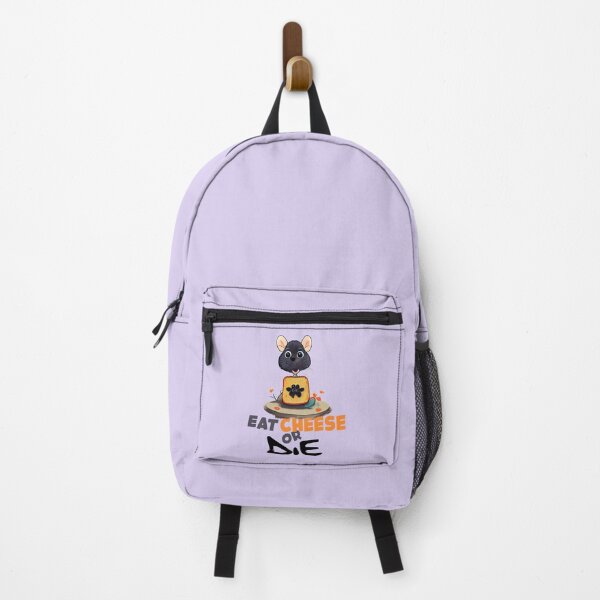 Item preview, Eat Cheese or Die | Funny Mouse With Cheese designed and sold by KOTOdesign.