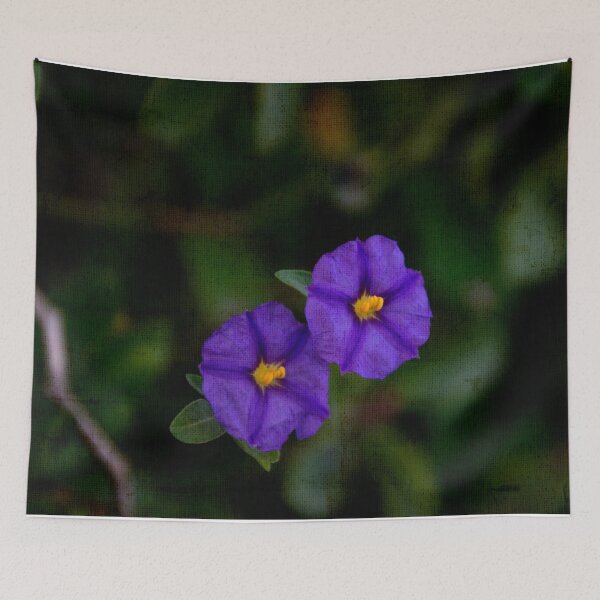 Item preview, purple flowers designed and sold by TessAndre.