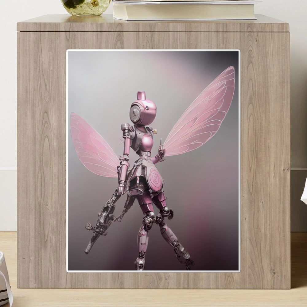 Robot Fairy Cute Sci-Fi Fairy Stickers - Inspire Uplift