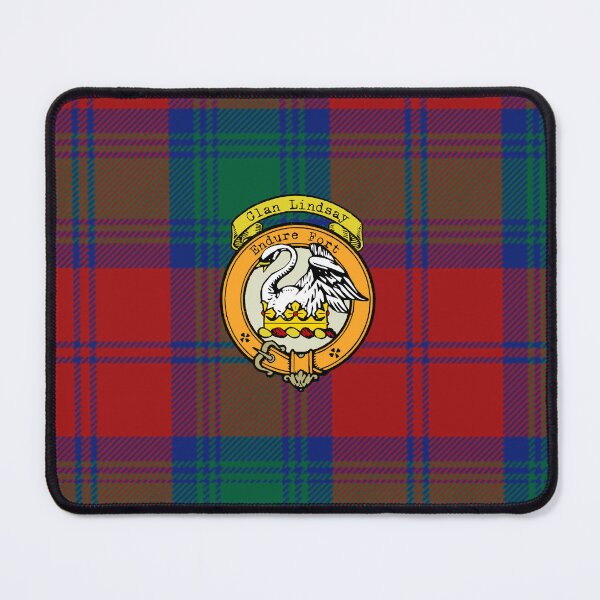 Artikelvorschau, Schottischer Tartan und Wappen von Lindsay entworfen und verkauft von BagTown Clans.