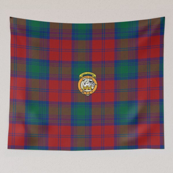 Artikelvorschau, Schottischer Tartan und Wappen von Lindsay entworfen und verkauft von BagTown Clans.