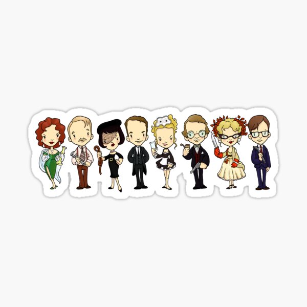 WHO-DUN-IT Sticker